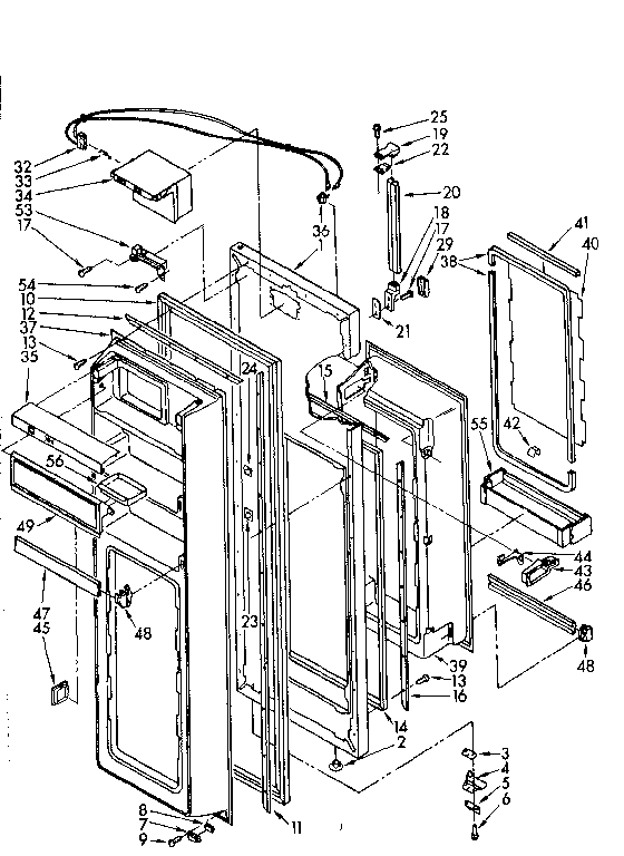 Refrigerator door parts