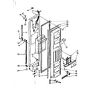 Kenmore 1068536921 freezer door parts diagram