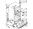 Kenmore 1068652731 cabinet parts diagram