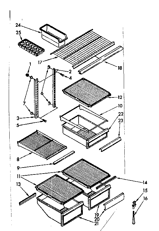Shelf parts