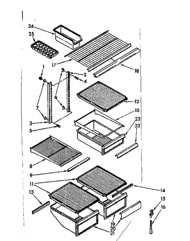 Shelf parts