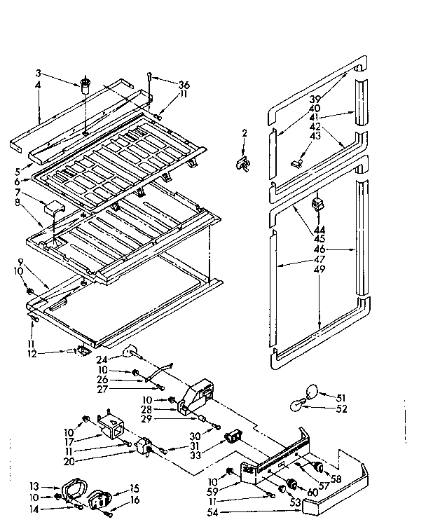 Breaker and partition parts