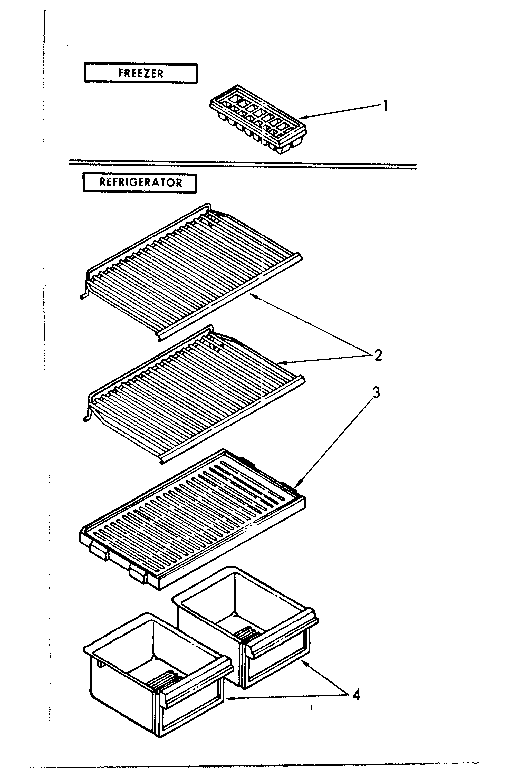 Shelf parts