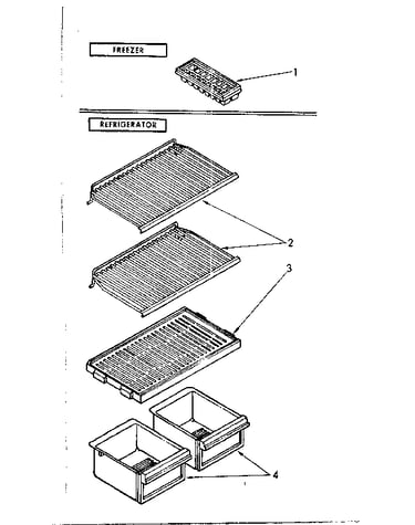 Shelf parts