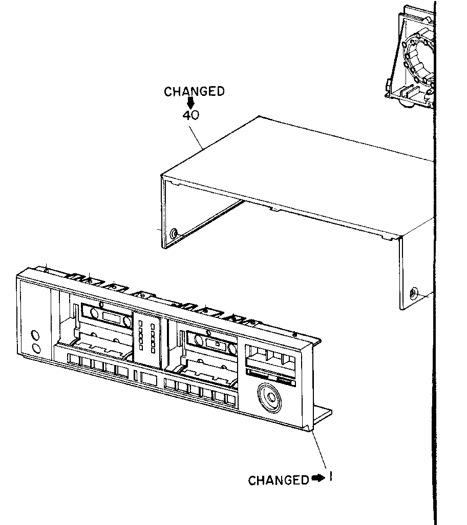 Front panel assembly