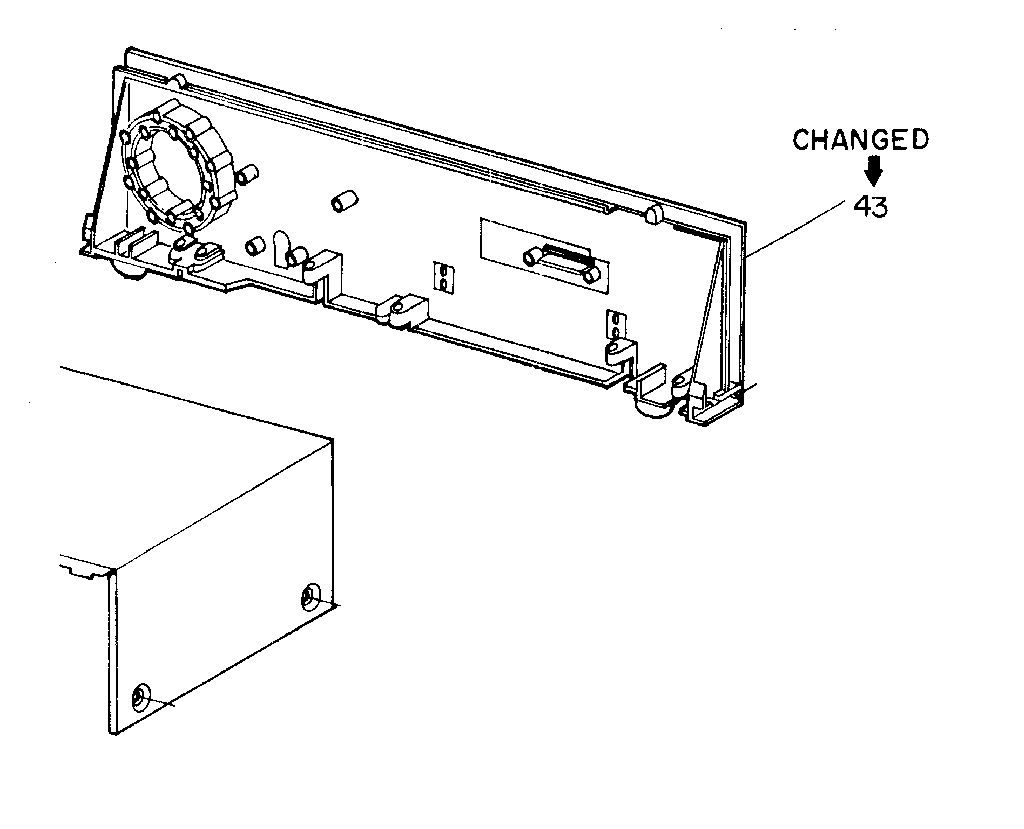 Rear panel assembly