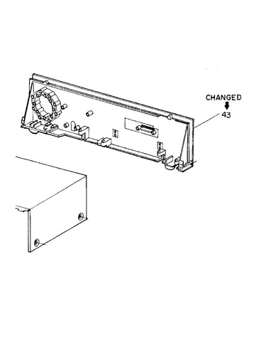 Rear panel assembly