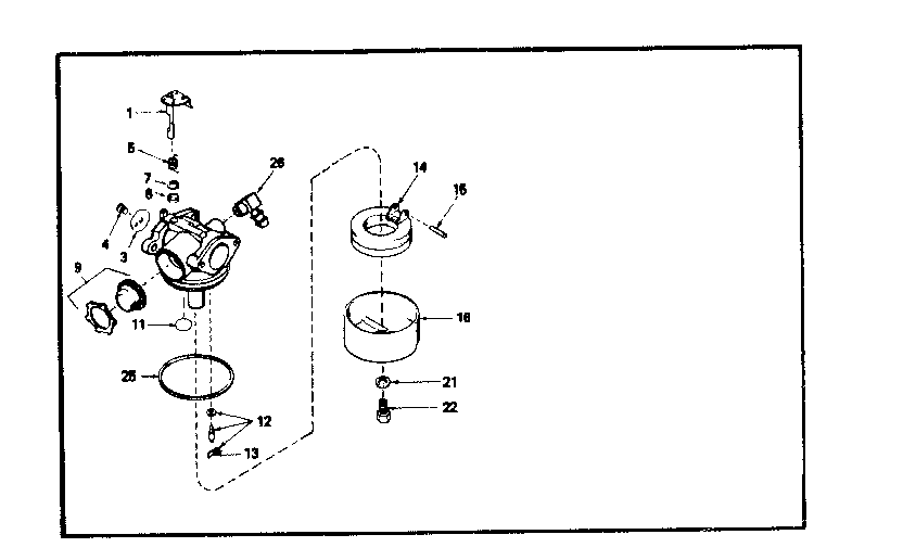 CARBURETOR NO. 632046