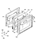 Full glass oven door