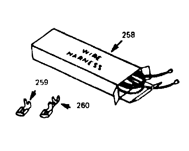 WIRE HARNESS AND COMPONENTS