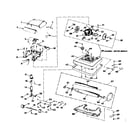 Kenmore 1753450180 nozzle and motor assembly diagram