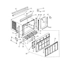 Kenmore 2538711334 cabinet parts diagram