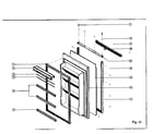 Kenmore 49164 lower door diagram