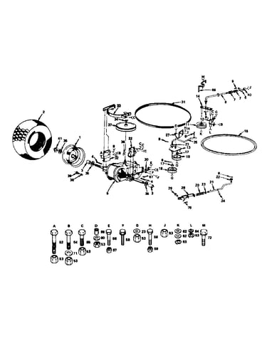 Transmission & rear wheel