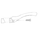 Kenmore 7627701 handle assembly wa01bp10102lb diagram