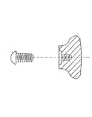 Knob assembly wa04kn12001lb