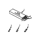 Kenmore 1039278412 wire harness and components diagram