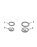 Optional porcelain and chrome ring kit no. 8067111