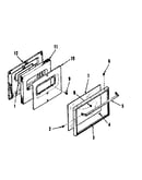 Model 911.6348412 oven door