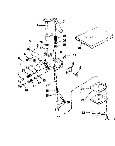 Carburetor no. 632208