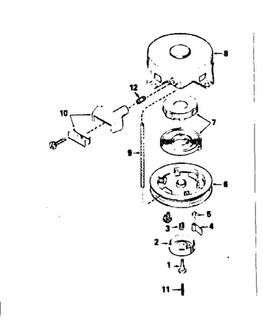Rewind starter no. 590420a