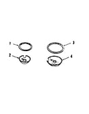 Optional porcelain pan and chrome ring kit
