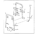Craftsman 53691300 handle assembly diagram