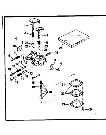 Carburetor no. 630969