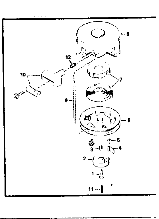 Rewind starter no. 590420a