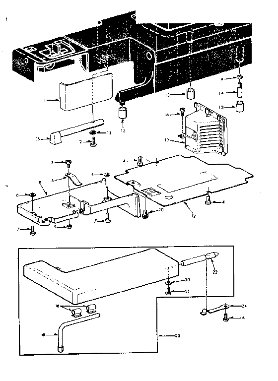 SHUTTLE COVER AND WORK TABLE