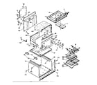 Kenmore 6284528510 body assembly diagram