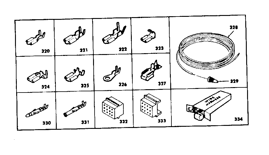 Wiring and wiring terminals