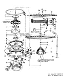Motor, heater, and spray arm