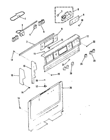 Backguard section