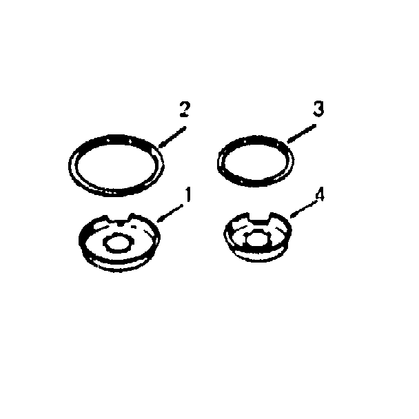 Optional porcelain pan and chrome ring kit no. 8067121