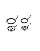 Optional porcelain pan and chrome ring kit no. 8067121