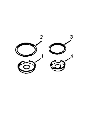 Optional porcelain pan and chrome ring kit no. 8067121