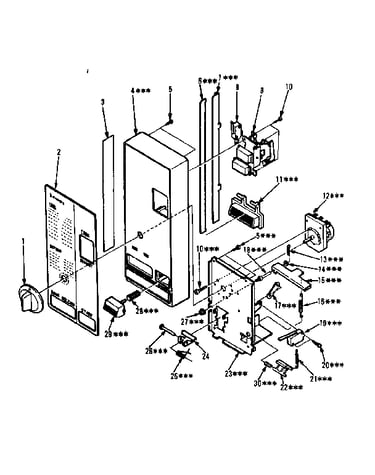 Control panel parts