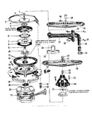 Motor, heater, and spray arm