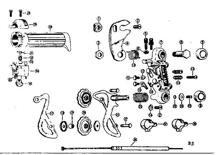 Lark w derailleur and twist grip