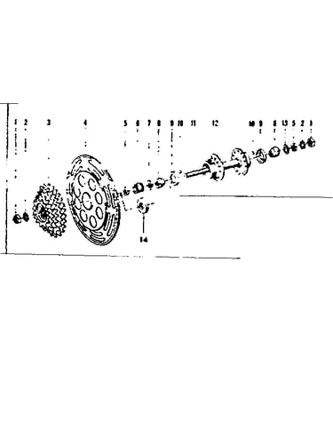 Shimano for rear hub