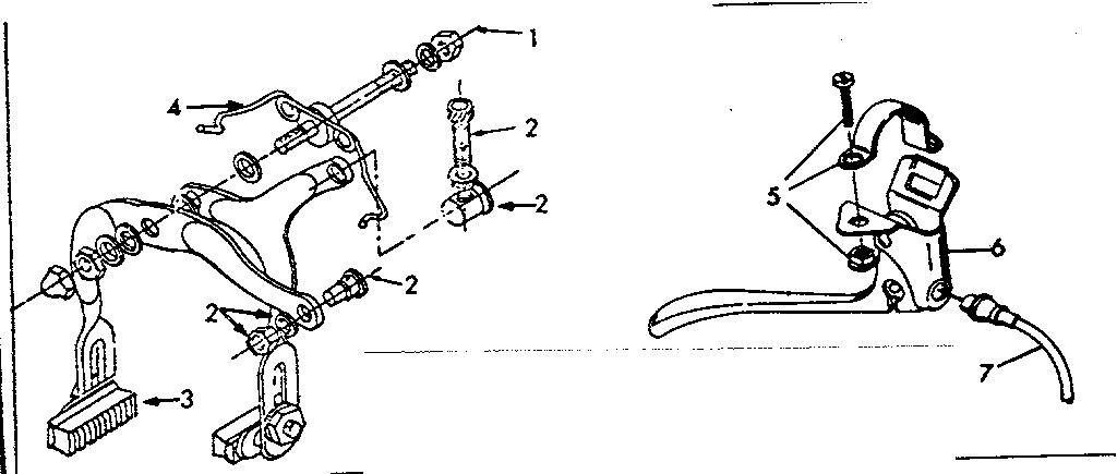 Ft caliper hand brake replacement parts