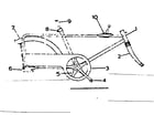 Sears 502475390 frame assembly diagram