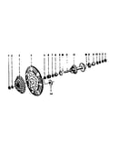 Shimano parts for rear hub