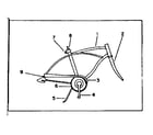 Sears 50247562 frame assembly diagram