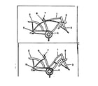 Sears 502476320 frame assembly diagram
