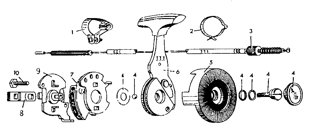 3-speed click stick replacement parts