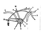 Sears 502476930 frame assembly diagram