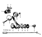 Sears 502476930 front shifter parts with knob and housing diagram