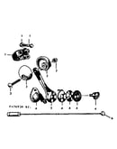 Front shifter parts with knob and housing